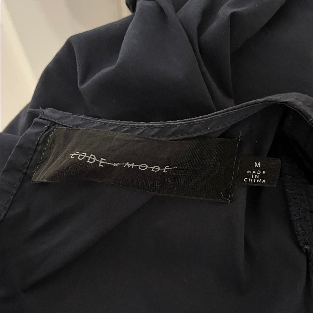 Code Mode Navy Tiered Dress - Picture 3 of 3